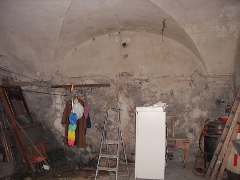 Der Raum vor der Renovation